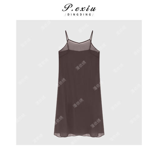 PanYiXiu/潘依绣【梦境花园】100%人丝轻盈飘逸连衣裙两件套W-63196 商品图2