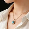 【亦非晚「青云直上」绿松石首饰系列】(青·间月预售7-10天发货，)美国蓝松石，亚利桑那百年矿脉存量宝藏，每一件都动人心魄 商品缩略图0