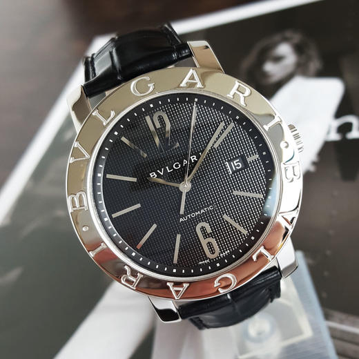 【95新】BVLGARI 宝格丽BB42BSLDAUTO自动机械机芯日期显示42MM（男款）BVLGARI∙BVLGARI精钢050426TJ02 商品图3
