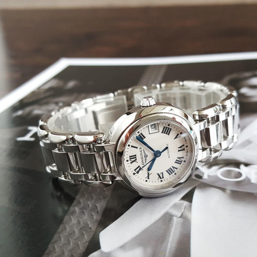 【95新】LONGINES 浪琴L8.111.4.71.6自动机械机芯日期显示26.5MM（女款）心月系列精钢310326HS09 商品图4