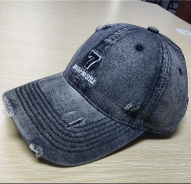 NC刺绣破洞棒球帽子50402 夏季 137622013076 商品图0