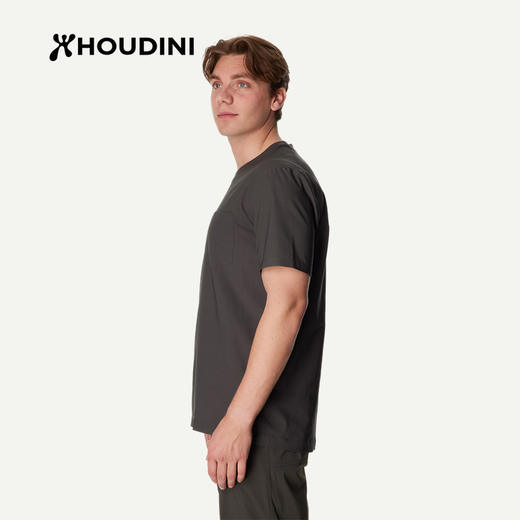 HOUDINI胡丁尼 Cover Tee 守护 男款户外舒适透气速干短袖840018 商品图5