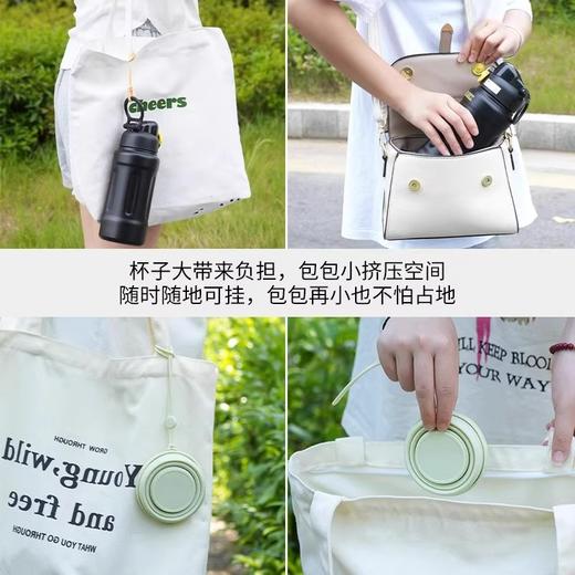 【母婴级硅胶材质❗安全无负担】折叠水杯旅行漱口杯硅胶户外可伸缩旅游出差便携牙刷口杯压缩杯子。ri 商品图2