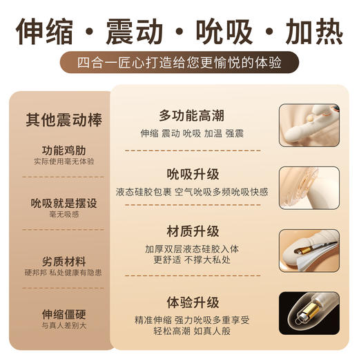 谜姬 速潮伸缩棒吮吸伸缩震动 商品图6