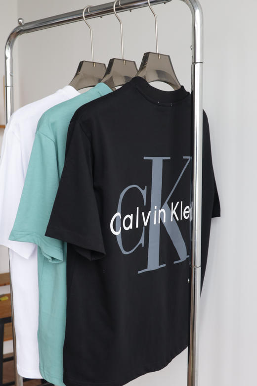 西K Jeans26 男女情侣 印花纯棉宽松圆领短袖T恤 TX646 商品图4