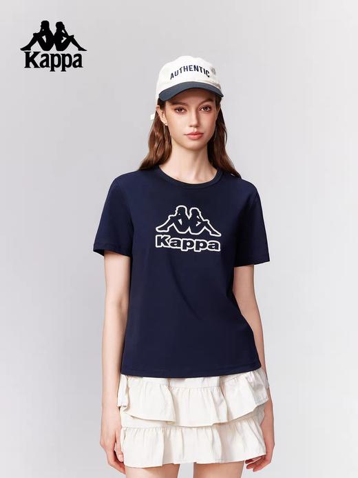 XXMKappa卡帕凉感短袖T恤2026新款男女夏季情侣上衣吸湿干爽耐穿运动 商品图0