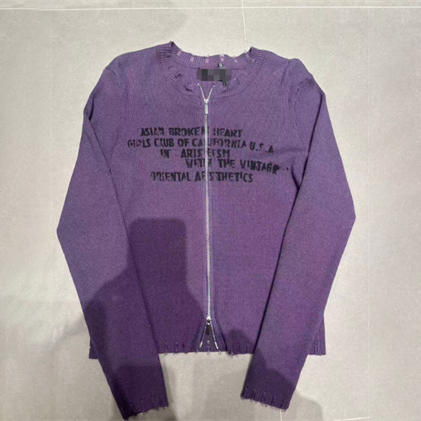 XCS搭破洞双拉链针织衫51203 冬季 683944206663 商品图0