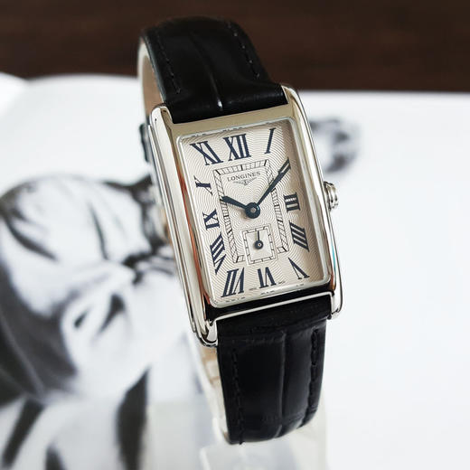 【95新】LONGINES 浪琴L5.255.4.71.0石英机芯21*32MM（女款）黛绰维纳系列精钢060426NJS15 商品图2