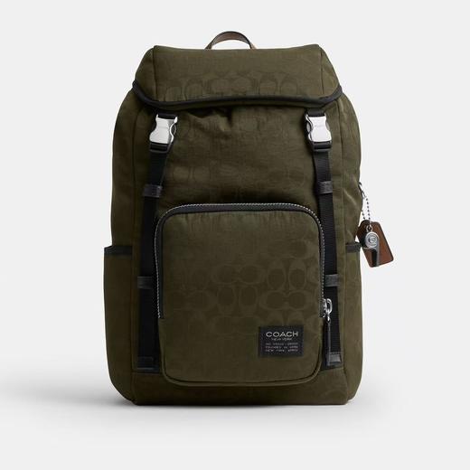 【爆】1楼COACH蔻驰经典标志LOGAN尼龙双肩包 吊牌价2950现价2729 商品图0