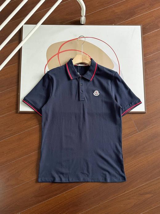 蒙口男款短袖Polo衫，胸口圆标贴布绣工艺 商品图4