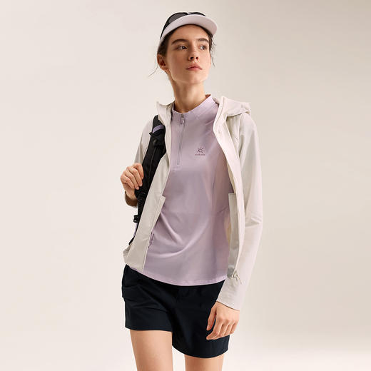 KAILAS凯乐石 女款半开短袖功能T恤  KG2617280 商品图2