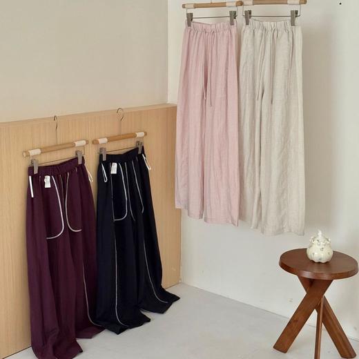 【松弛与奢级并存 天丝+亚麻】老钱风天丝亚麻九分裤&短裤 商品图6