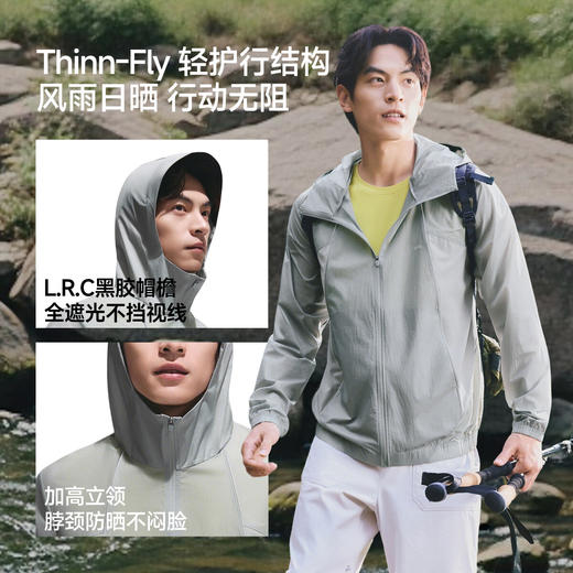 【店庆提前购】【8折】6楼蕉下男士轻薄晴雨防晒夹克TS006吊牌价299折后239.2 商品图2