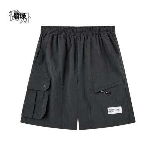 MJ乔丹质燥2026年夏季男性弹力梭织中裤速干五分裤QDLKZ3253288 商品图0