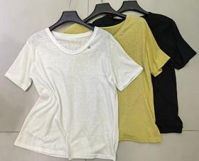 【门店同款】ENJOY夏季极简百搭U领T 171595336
