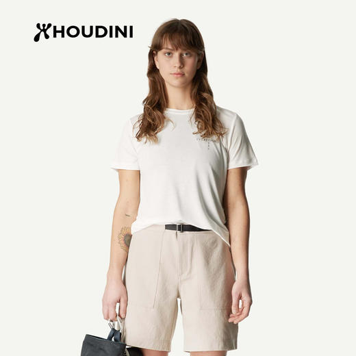 HOUDINI胡丁尼 Tree Message Tee 树语女户外凉爽印花天丝短袖T恤 840046/131024 商品图10