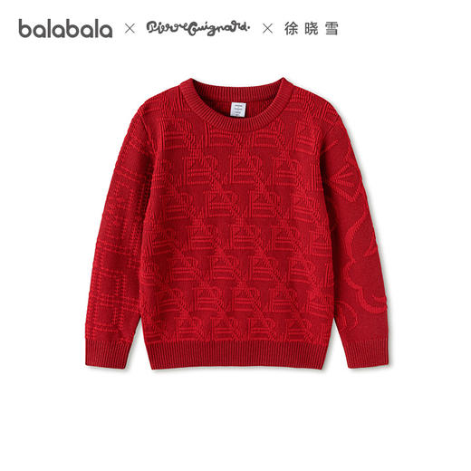 【商场同款】巴拉巴拉童装儿童毛衣男童2026新款春新年针织衫洋气 商品图4