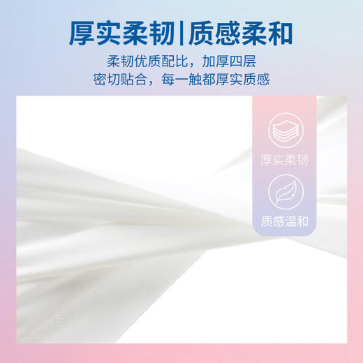 【14卷！家用木浆卫生纸】 质感柔和 点缀美好生活 原生木桨可湿水加厚装卷纸餐巾纸 商品图2