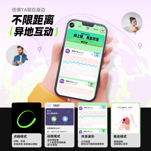 赫兹少女日初101 G点震动棒自慰器DIY女初入门高潮神器豆豆刺激情趣用品静音玩具 商品图1