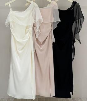 【门店同款】ENJOY夏季法式浪漫飘带长裙 171547781