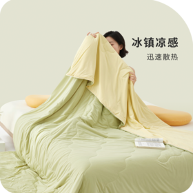 【西域楼兰·2026蚕丝冰皮夏凉被】 聚酰胺凉感面料+桑蚕丝 更加透气柔软！ 凉感值高达0.4 可水洗机洗，不褪色，不结团，不起球 