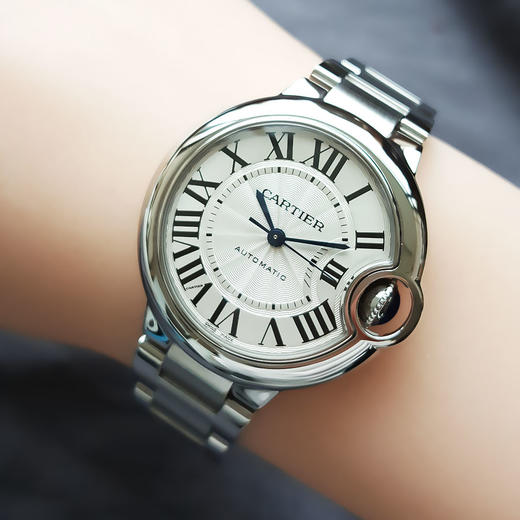 【95新】CARTIER 卡地亚W6920071自动机械机芯33MM（女款）蓝气球系列精钢130426AK15 商品图7