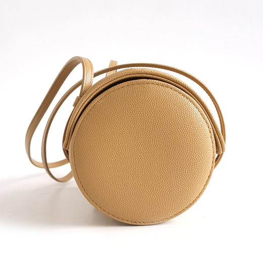 【全新】CHANEL香奈儿AS6143 B23483 U654826P奶茶色荔枝牛皮保龄球圆筒包单肩包腋下包女士080426TJ11 商品图4