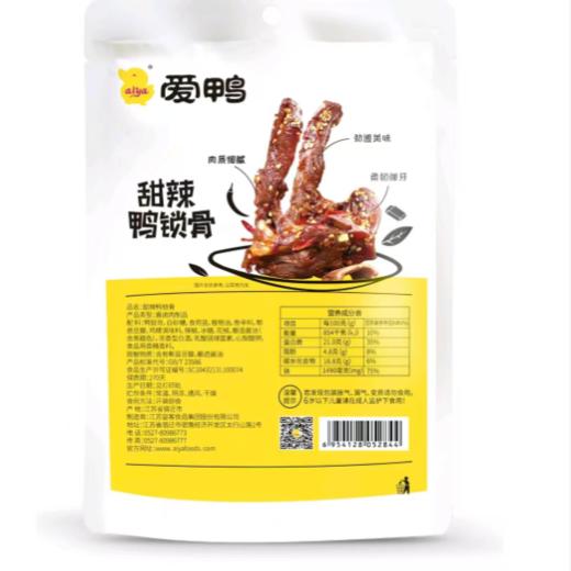 爱鸭108g甜辣鸭锁骨 商品图1