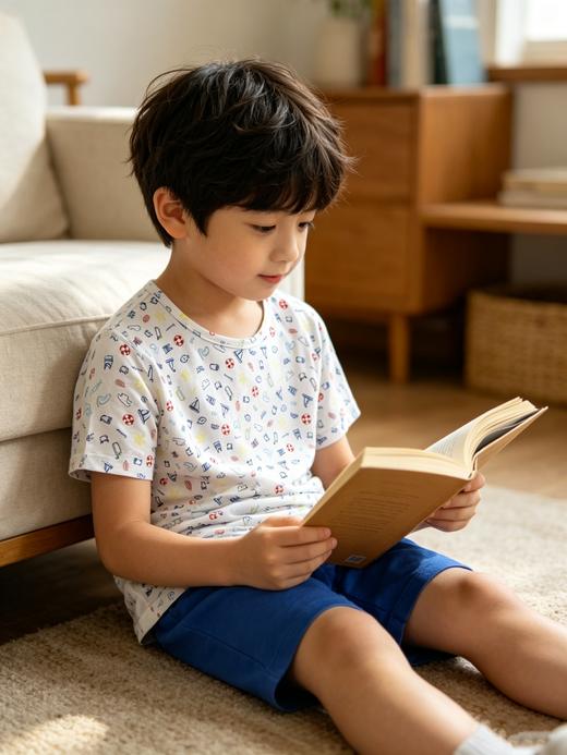 （清仓款,不退换）SCHIESSER德国舒雅男童透气莫代尔套装 3B/15358H 商品图4