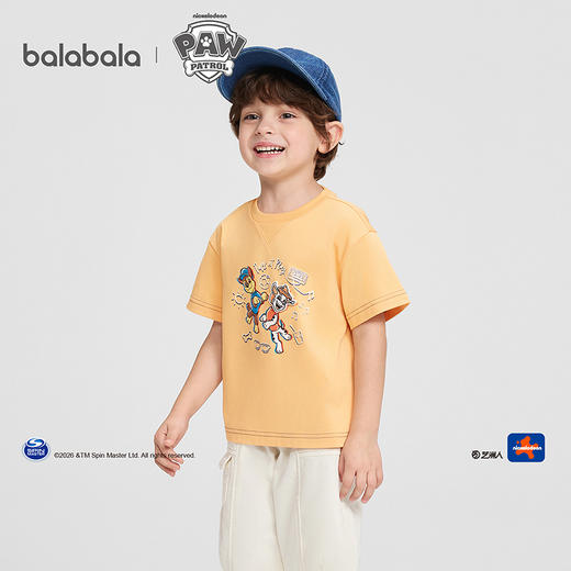 【汪汪队IP商场同款】巴拉巴拉童装儿童短袖t恤男童2026新款夏装 商品图3