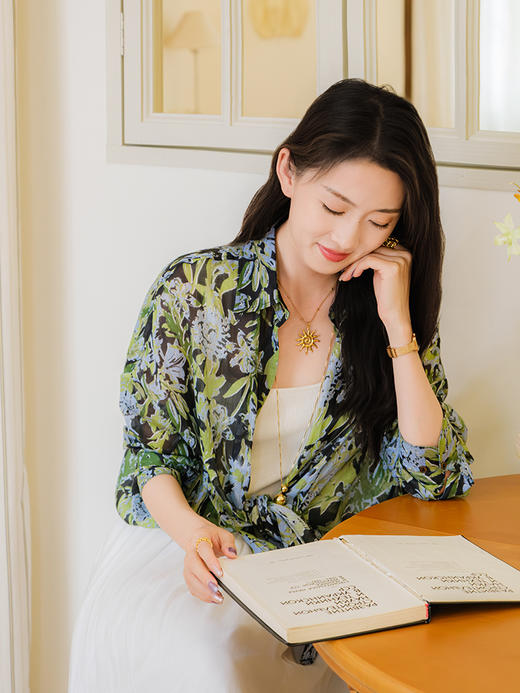 春风花影 苎麻印花衬衫FCG1SHT122 商品图9