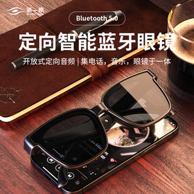 【AI定向智能蓝牙墨镜】是墨镜也是耳机 AI智能一键唤醒 随心听录 偏光防晒镜片 男女同款
