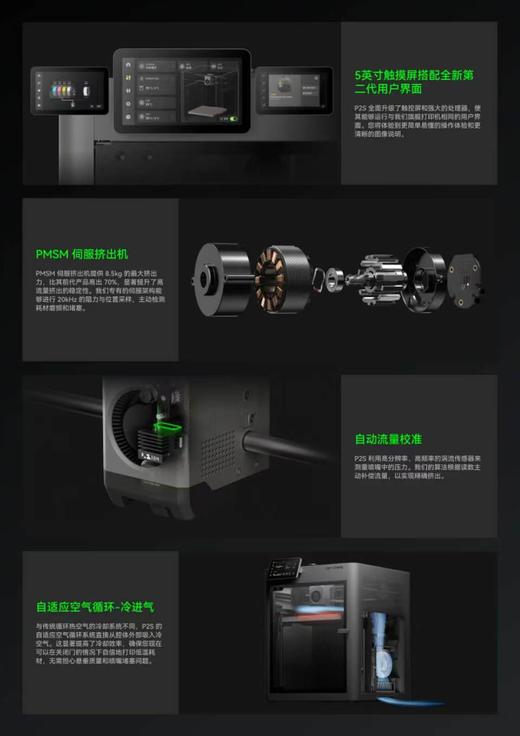 【HDXK】拓竹P2S多色打印机  3D打印机 商品图1