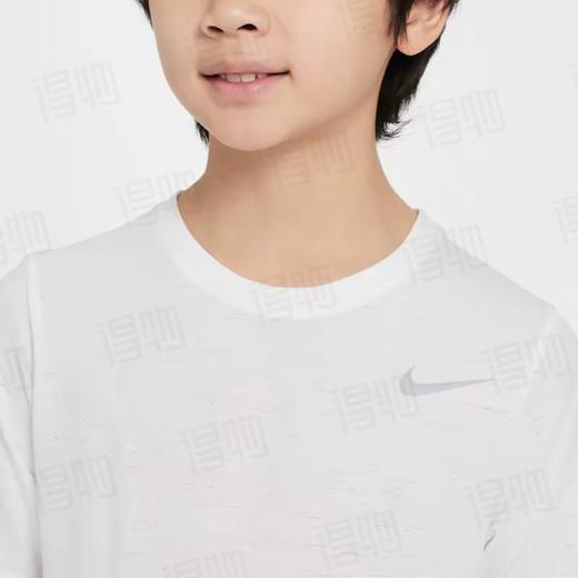 Nike DRI-FIT MILERT恤舒适时尚美观简约短袖  白色 儿童款 商品图2
