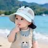 【轻薄透气不闷热、优质面料安全舒适】宝宝防晒帽春夏季婴幼儿遮阳渔夫帽大帽檐薄款可拆卸男女童太阳帽.TA 商品缩略图2