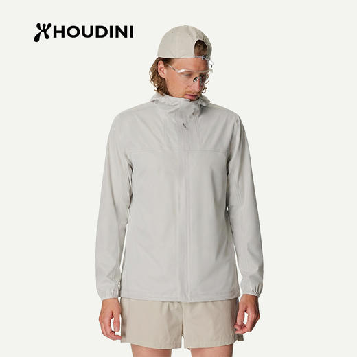 HOUDINI胡丁尼 The Orange 橘子 户外男款3层防水带帽外套810006 商品图9