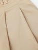 卡其色高腰阔腿裤女夏季 薄款打褶宽松显瘦垂感九分休闲裙裤 商品缩略图3