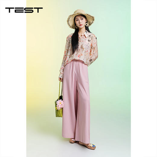 夏上新碎花雪纺防晒轻薄透气宽松显瘦衬衫1262083 商品图1