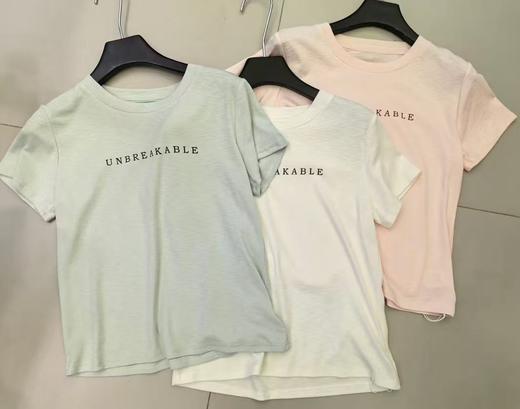 【门店同款】ENJOY夏季舒弹字母小版T 171595408 商品图0