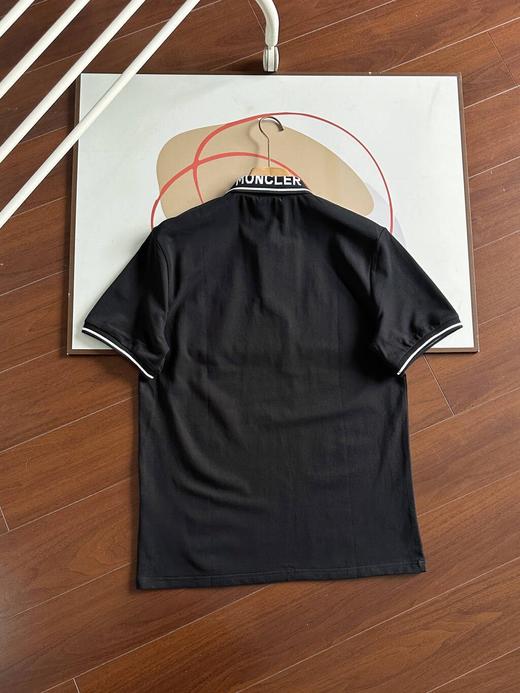 蒙口男款短袖Polo衫，胸口圆标贴布绣工艺 商品图5