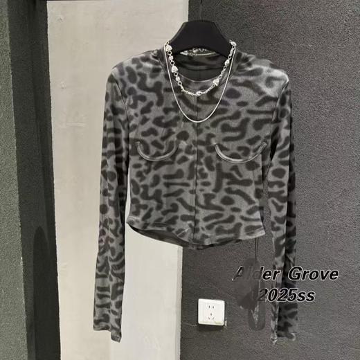 NC豹纹短款T恤上衣S50220 夏季 996902072042 商品图0