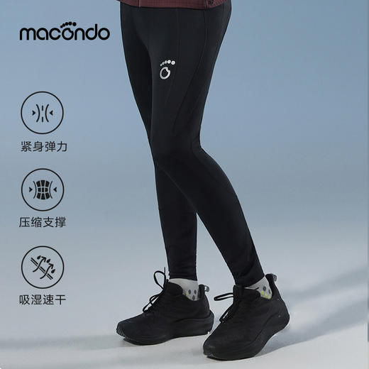 原创单品 ｜ 马孔多支撑压缩长裤 分区加压 稳护臀腿  唤醒肌群 三口袋收纳 可装手机 商品图0
