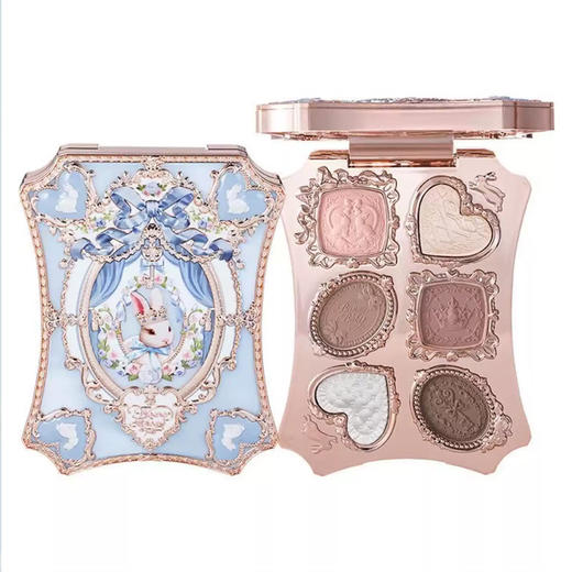 花知晓邦尼花园系列六色眼影01白兔子 商品图4