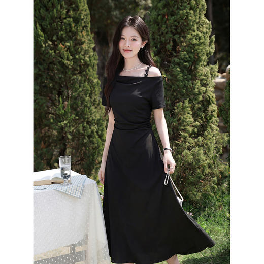 鹿向南【0423/20:00新品前1小时7折限量100件】杏色连衣裙 商品图2