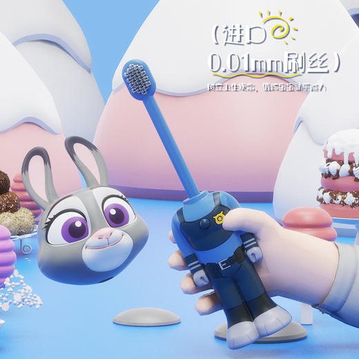 【温和清洁，不伤乳牙】爆款疯狂·动物网红可伸缩牙刷尼朱克迪变形软毛牙刷细毛儿童。xb 商品图1