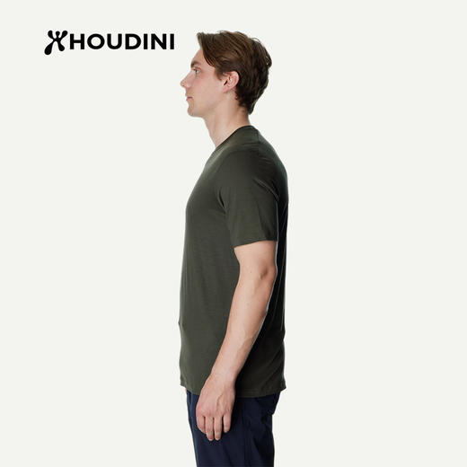 HOUDINI胡丁尼Tree Tee 树 户外男款莱塞尔天丝短袖840048/230954 商品图9