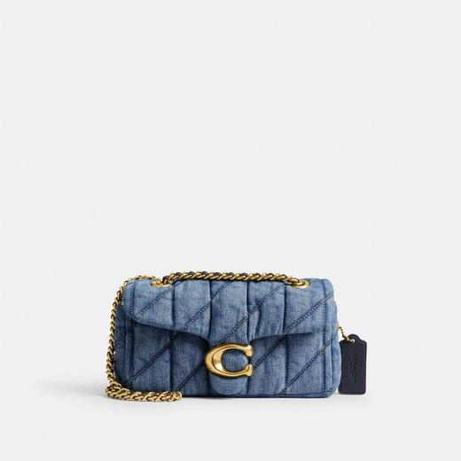 【爆】1楼COACH蔻驰女士绗缝丹宁TABBY 20号单肩包斜挎包 吊牌价3250现价2999 商品图0