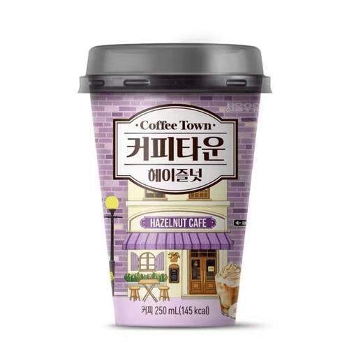 首尔 咖啡小镇榛子味250ml 서울우유 커피타운헤이즐넛250ml 商品图0