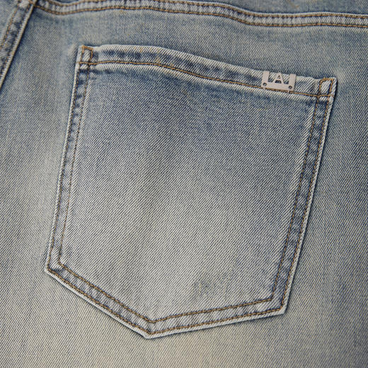 HX 夏季水洗萝卜牛仔长裤Z201520008101 商品图7