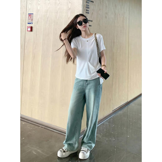 <曾小咸推荐>4.19现货秒杀 ！微信超特价！韩系不规则下摆短袖 日常139.99 立减80 秒杀59.99！！ 商品图3